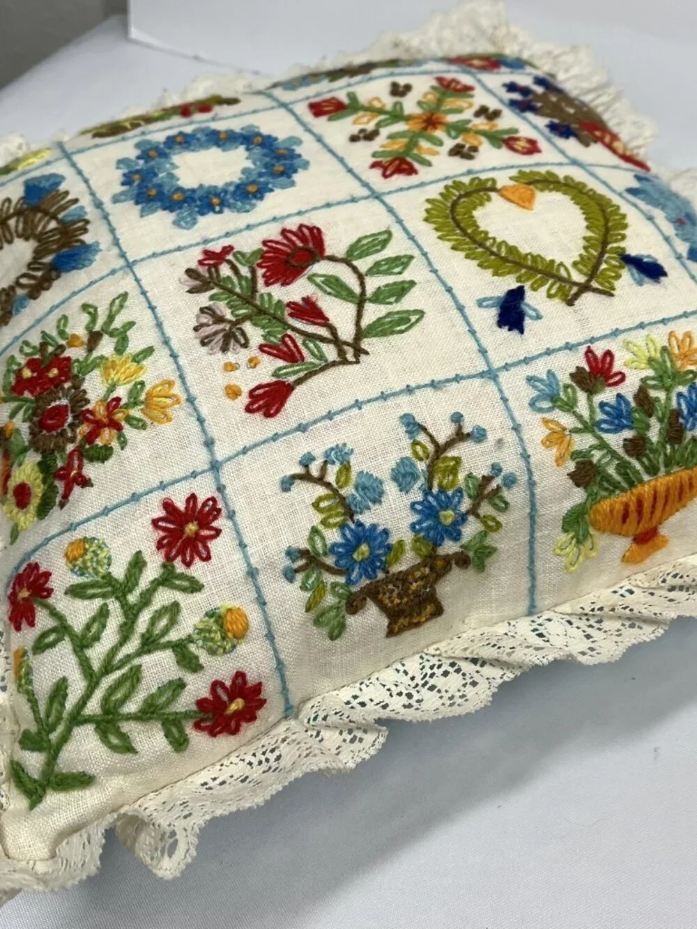 Handmade vintage floral